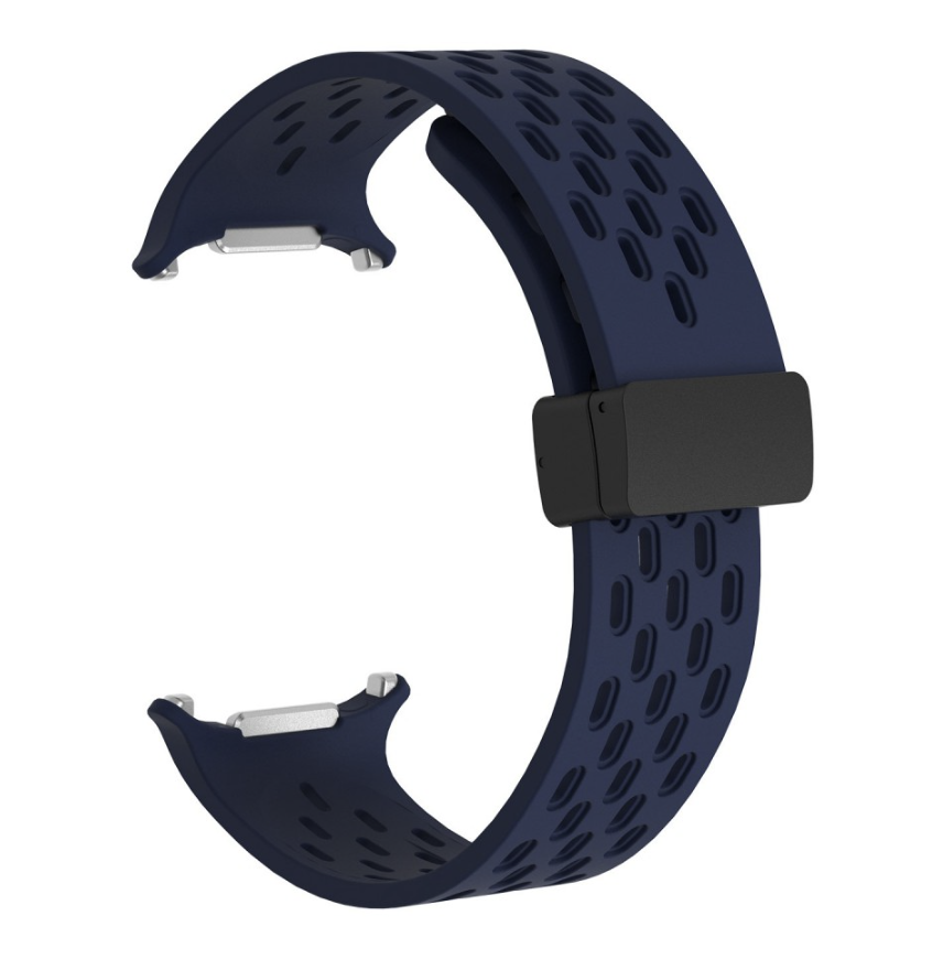 Cellect Galaxy Watch7/Ultra lyukacsos mágneses szil. óraszíj, 24 mm