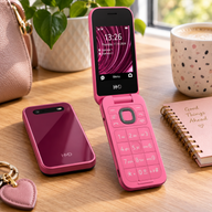 HMD 2660 FLIP 4G DS piros kártyafüggetlen mobiltelefon