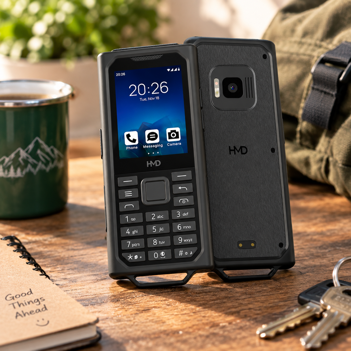 HMD TERRA M 4G DS 2GB 32GB sötét szürke mobiltelefon