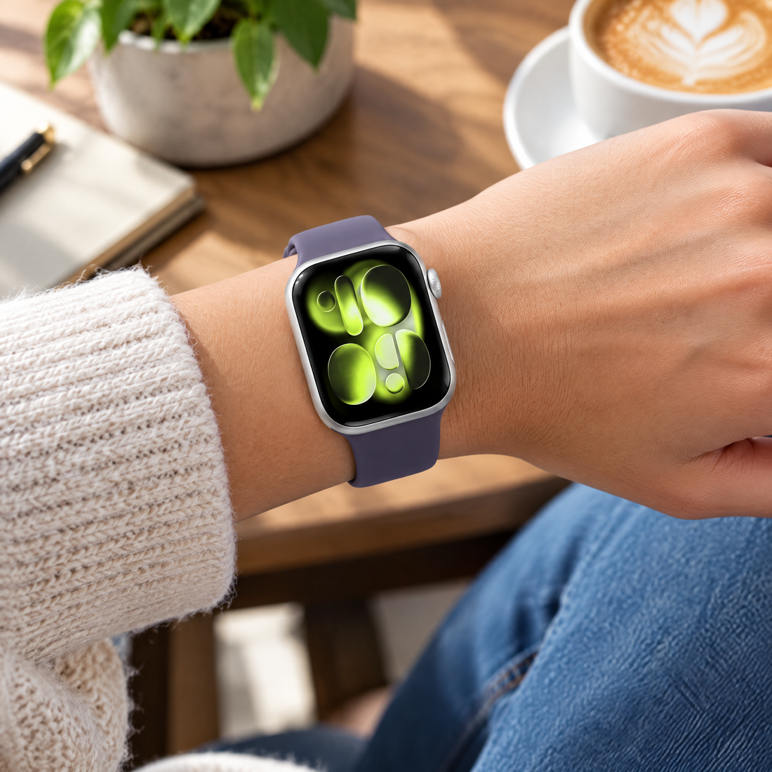 Apple Watch S11 GPS 46mm ezüst alutok