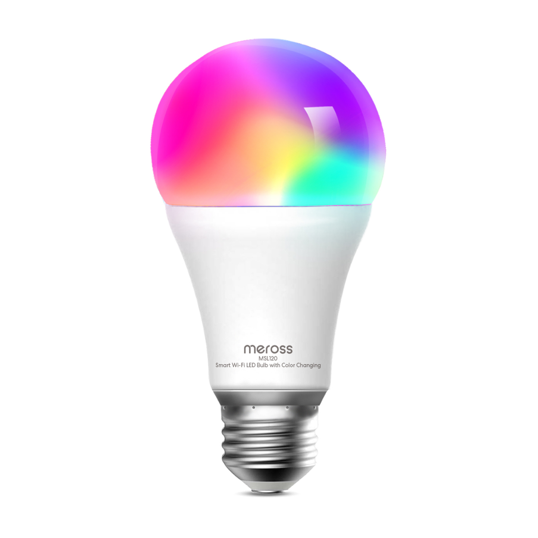 Meross Okos izzó RGB és fehér fénnyel, E27 foglalat