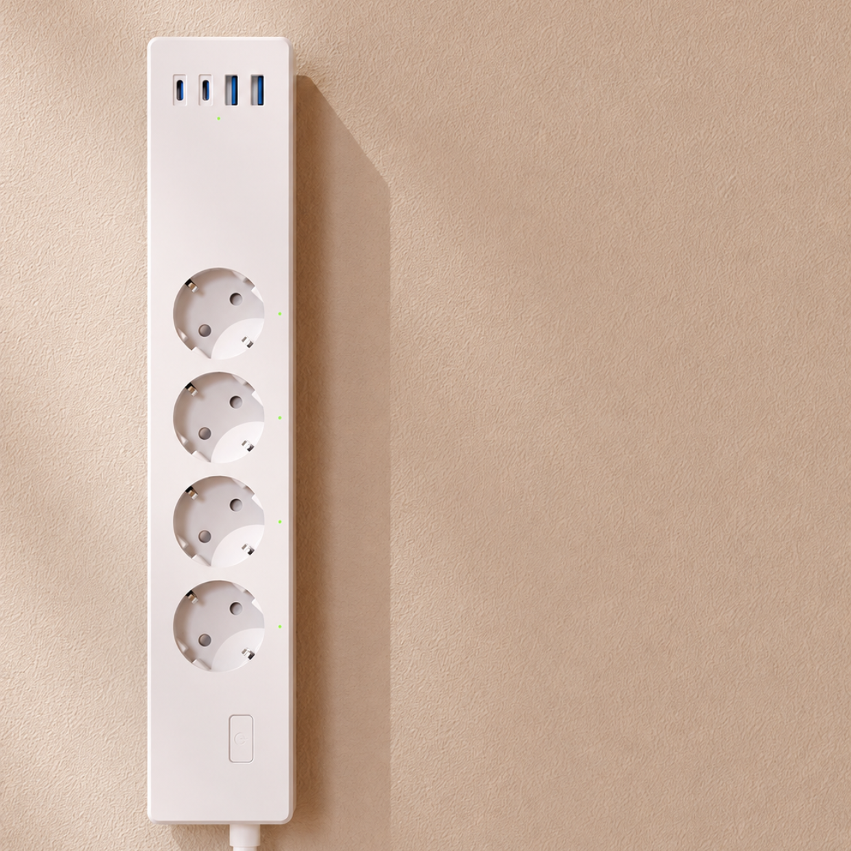 Meross hosszabító 4xAC, 2xUsb-A, 2xUsb-C, Max.16A Matter