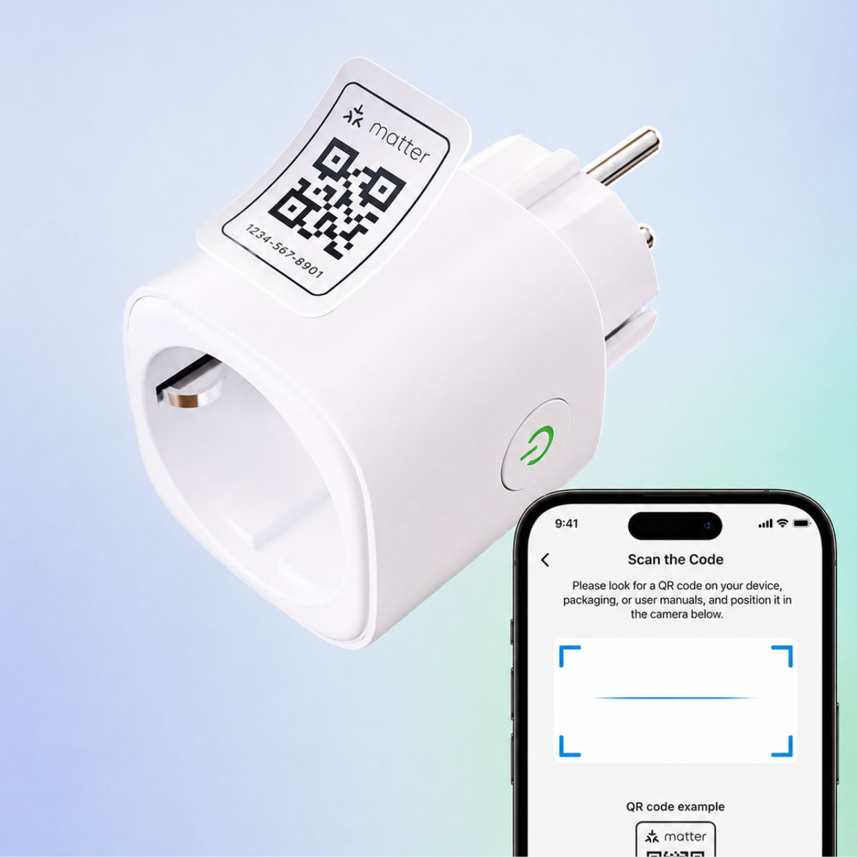Meross okos konnektor Wi-fi , teljesítmény méréssel Max. 16A