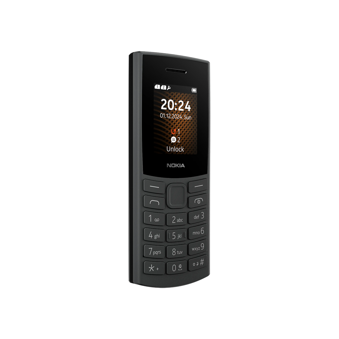 Nokia 105 4G DS kártyafüggetlen fekete mobiltelefon