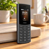 Nokia 105 4G DS kártyafüggetlen fekete mobiltelefon