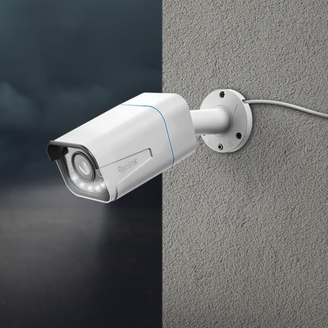 Reolink P320 IP67 5MP fehér kültéri POE kamera