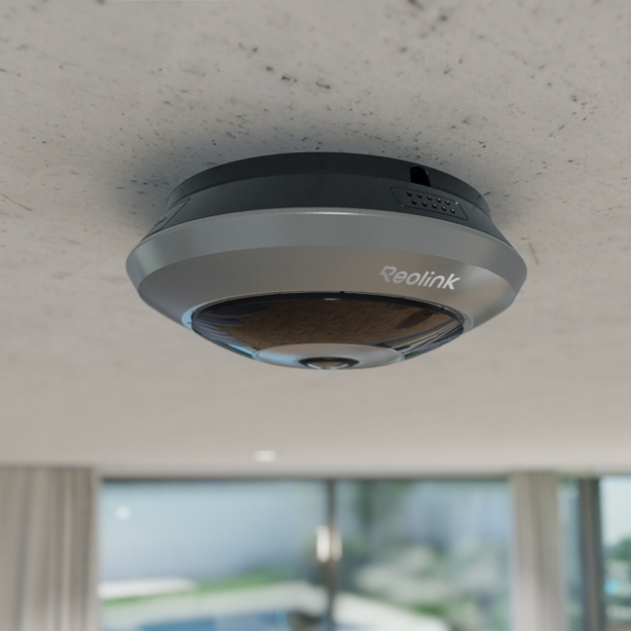 Reolink P520 6MP halszem optikás fekete kamera