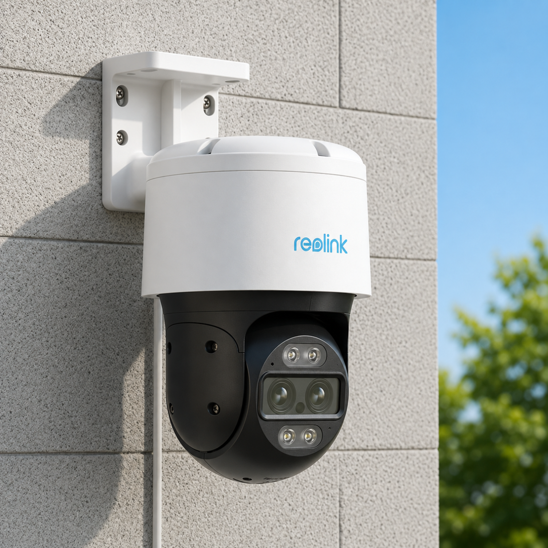 Reolink P760 IP65 8MP 6x fehér kültéri POE kamera PT