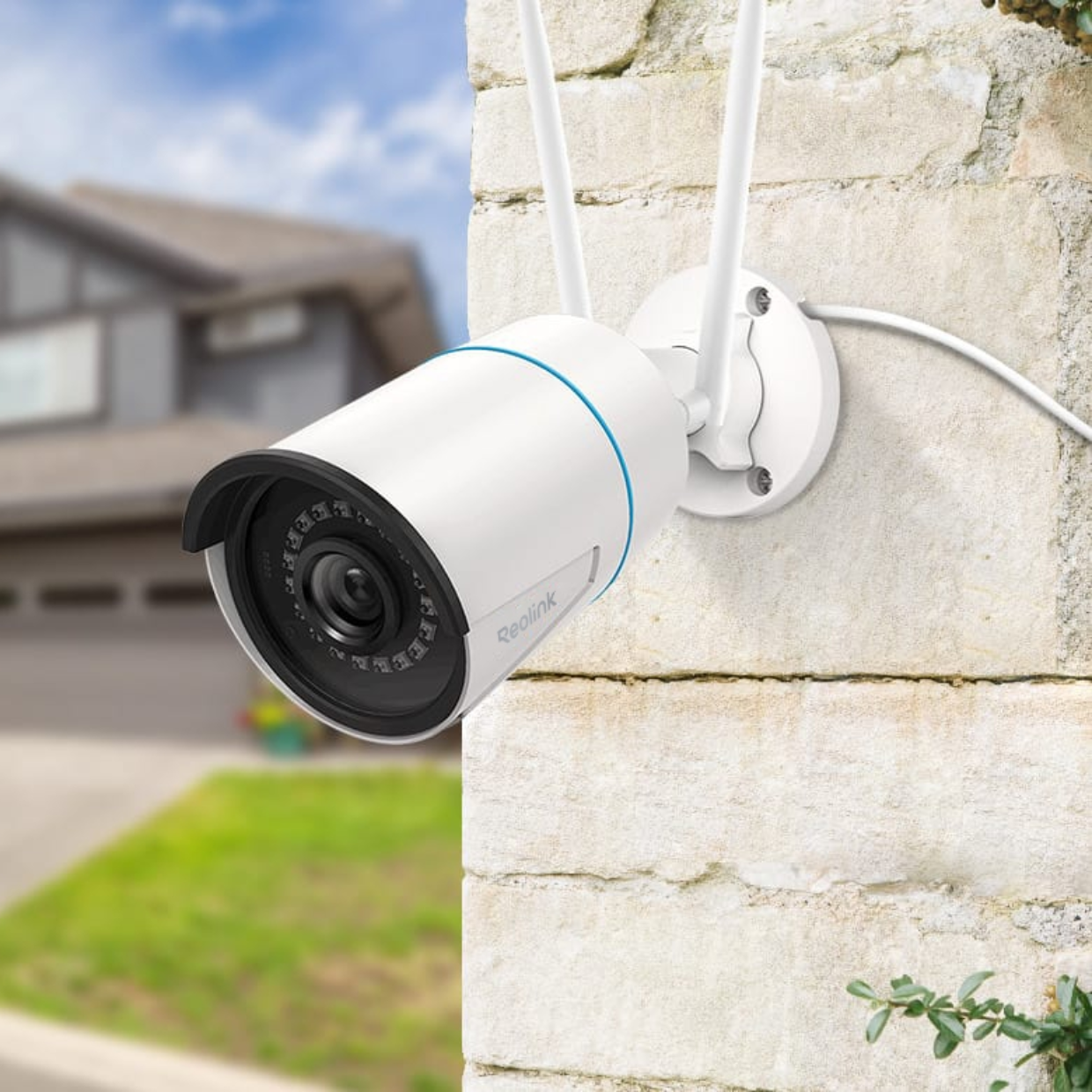 Reolink W320 fehér Wifi 5MP IP67 kültéri kamera