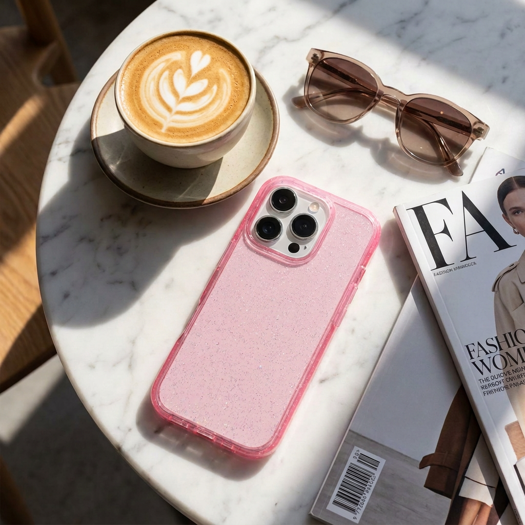 Cellect Iphone 16 Pro csillámos szilikon telefontok