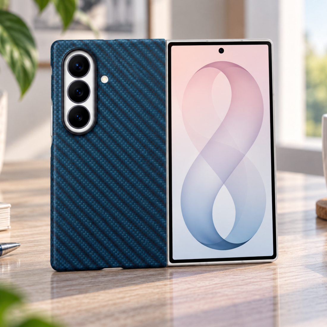 Samsung Galaxy Z Fold8 Ultra mágneses Carbon tok