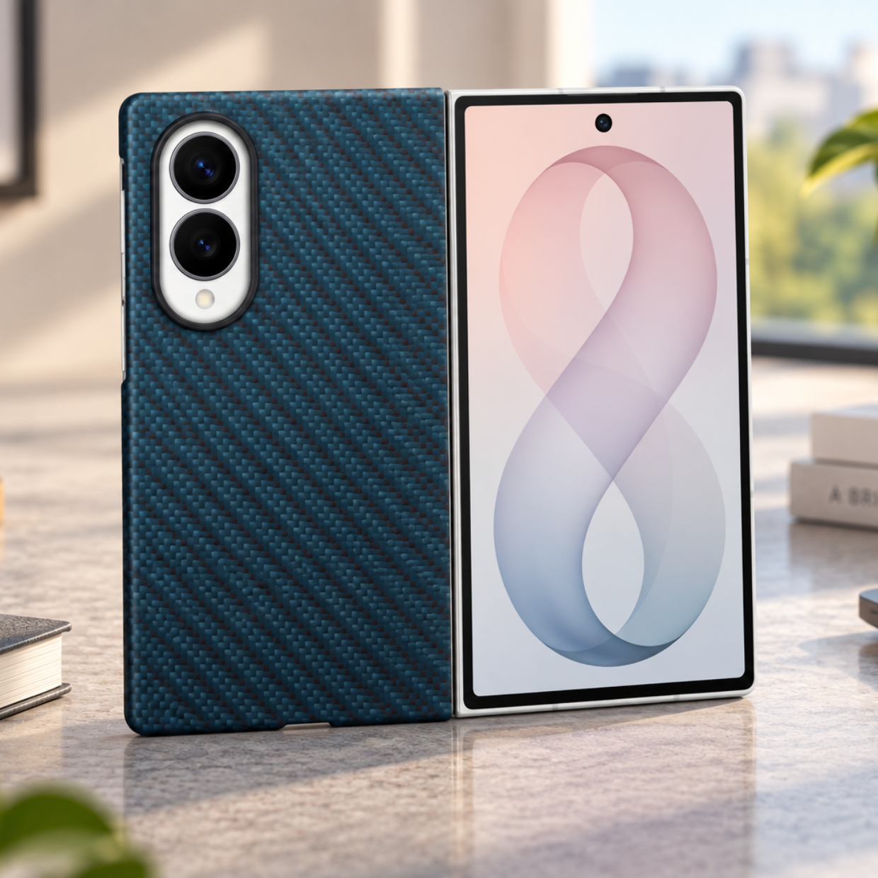 Samsung Galaxy Z Fold8 mágneses Carbon tok