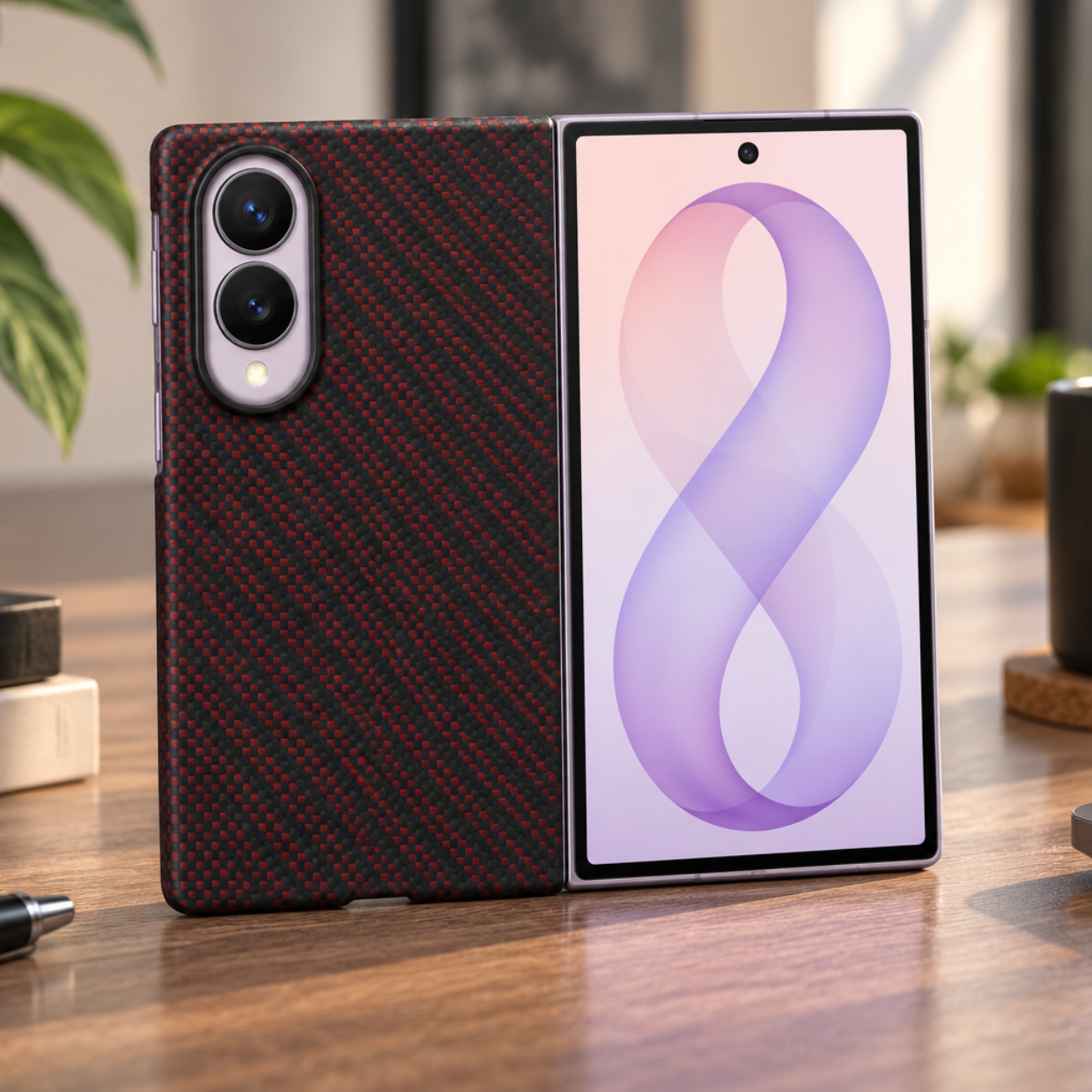 Samsung Galaxy Z Fold8 mágneses Carbon tok