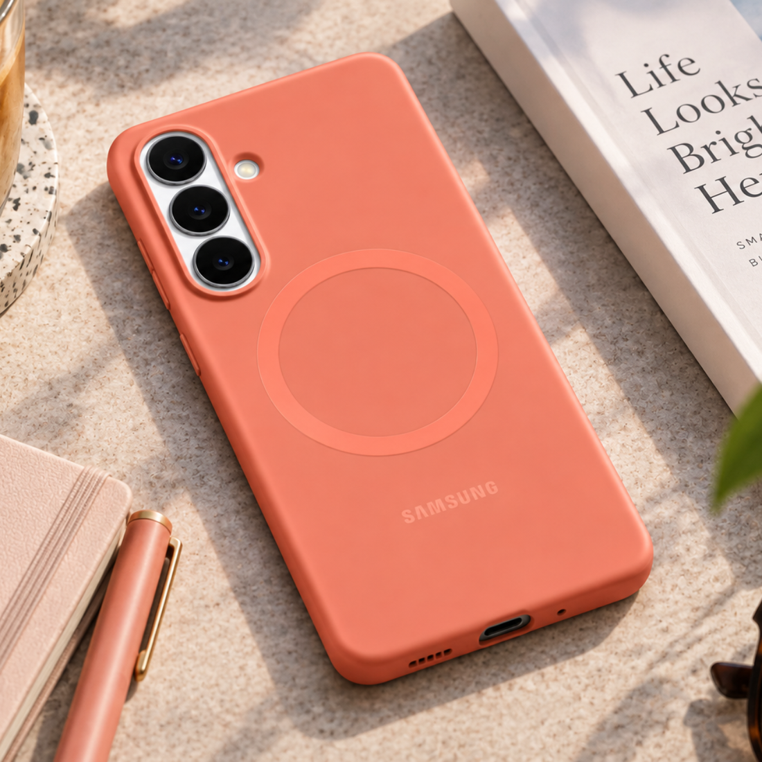 Samsung Galaxy S26 Plus mágneses szilikon tok