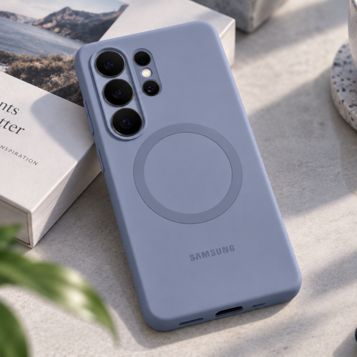 Samsung Galaxy S26 Ultra mágneses szilikon tok