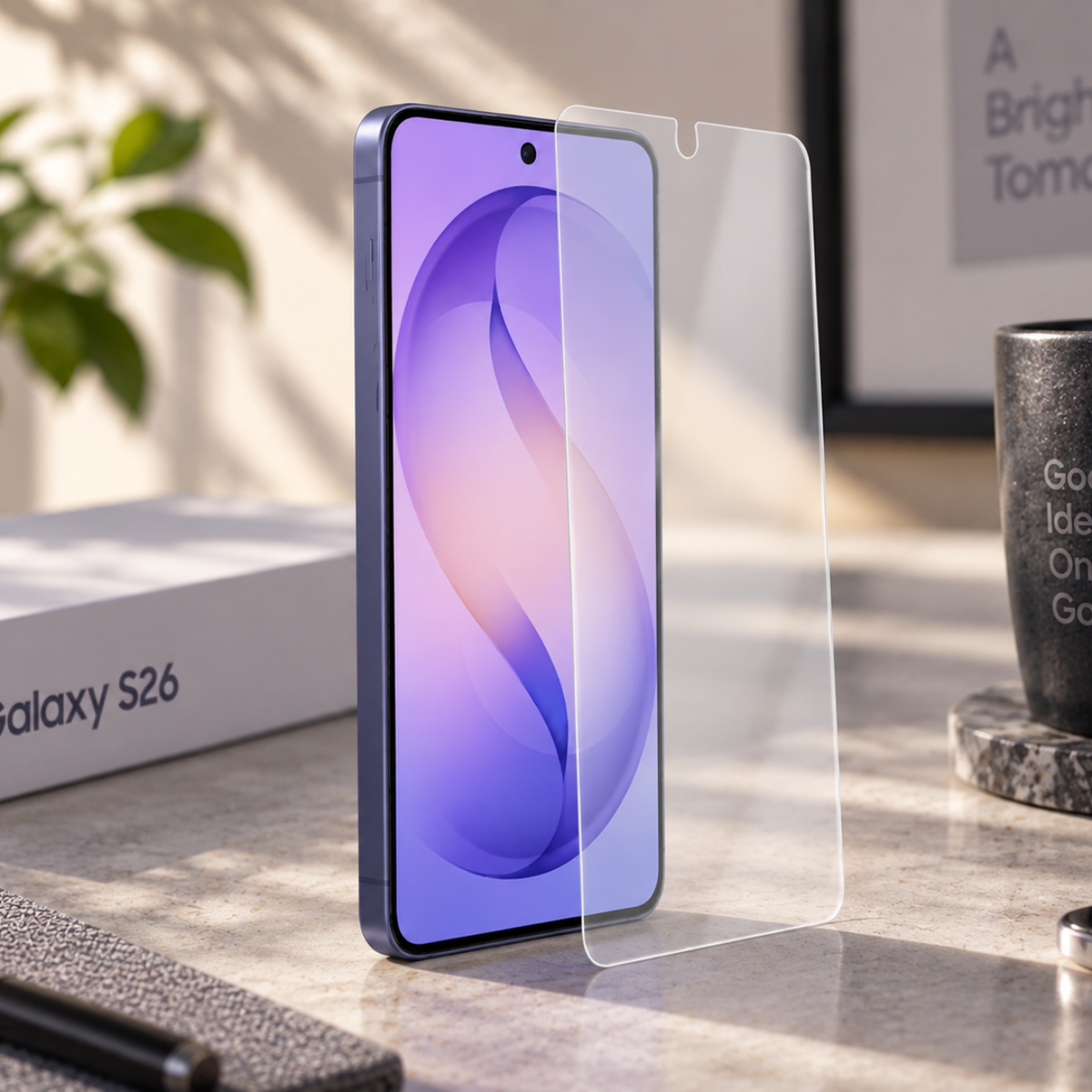 Samsung Galaxy S26 tükröződésmentes védő fólia
