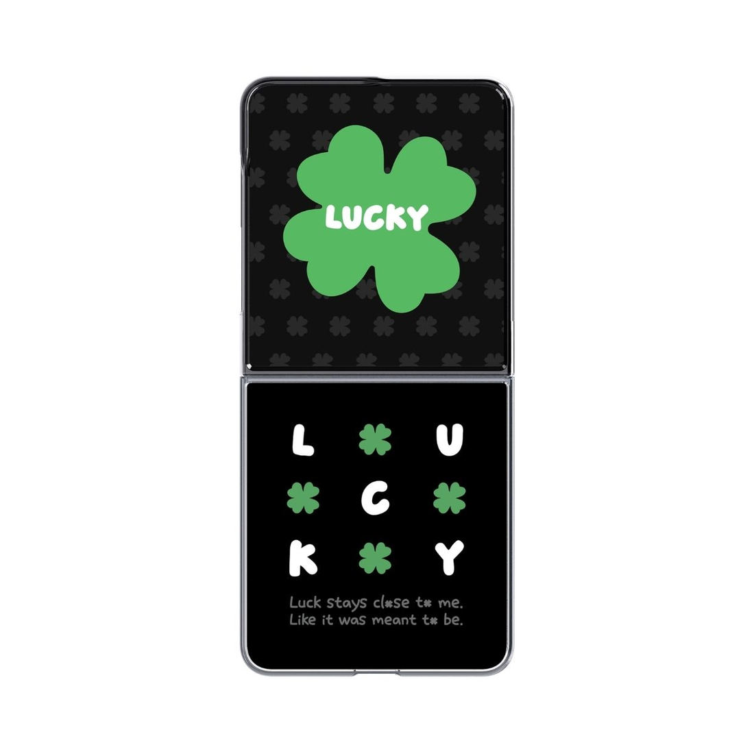 Samsung Galaxy Z Flip8 Flipsuit mágneses tok Lucki Clover