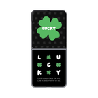 Samsung Galaxy Z Flip8 Flipsuit mágneses tok Lucki Clover