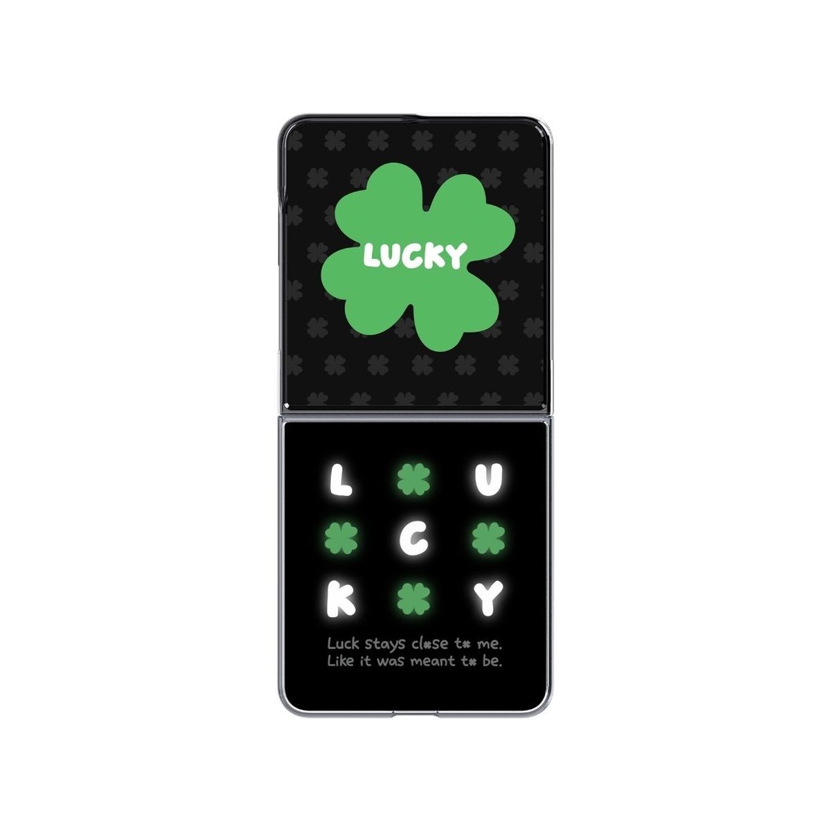 Samsung Galaxy Z Flip8 Flipsuit mágneses tok Lucki Clover