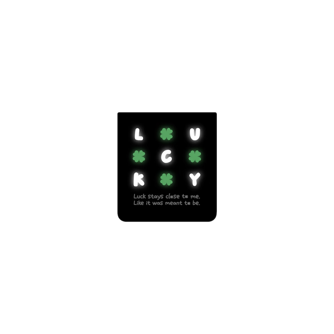 Samsung Galaxy Z Flip8 Flipsuit mágneses tok Lucki Clover