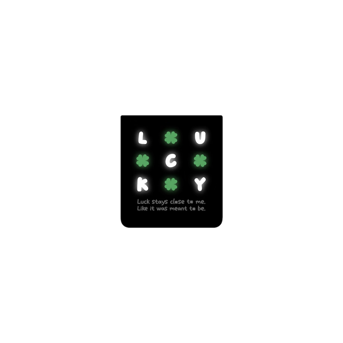 Samsung Galaxy Z Flip8 Flipsuit mágneses tok Lucki Clover