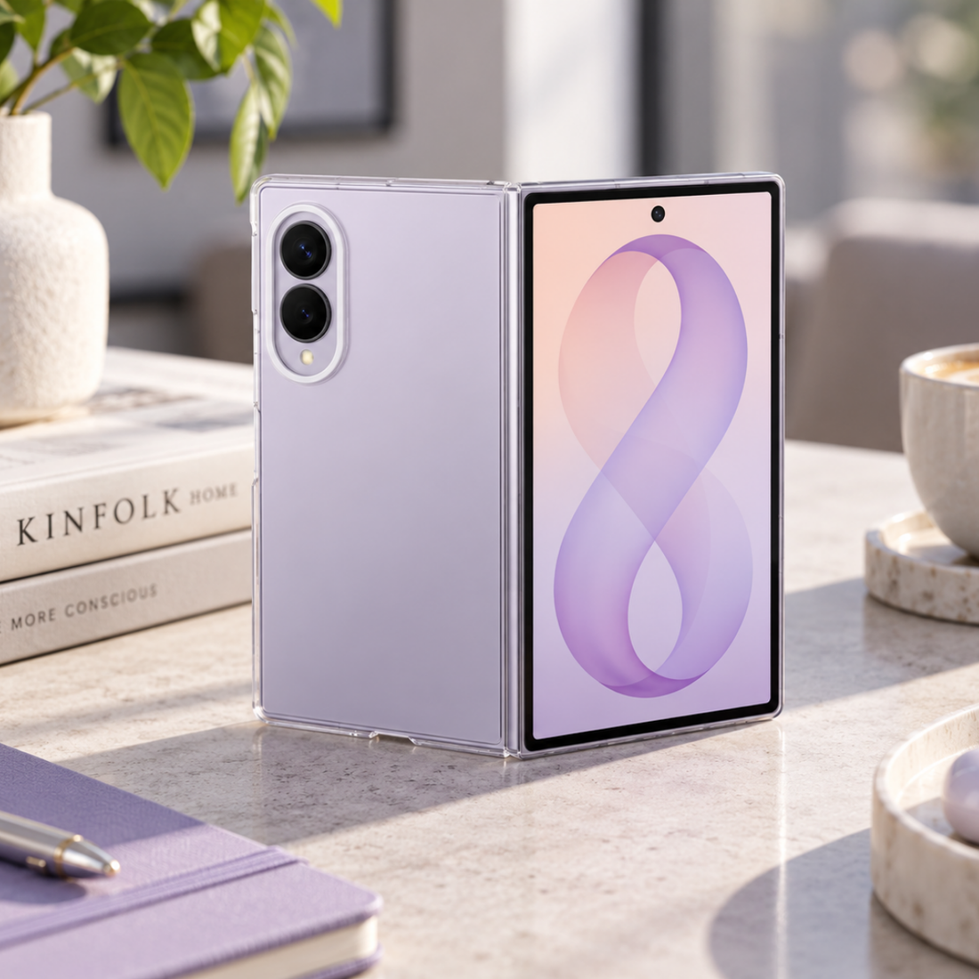 Samsung Galaxy Z Fold8 Clear cover tok