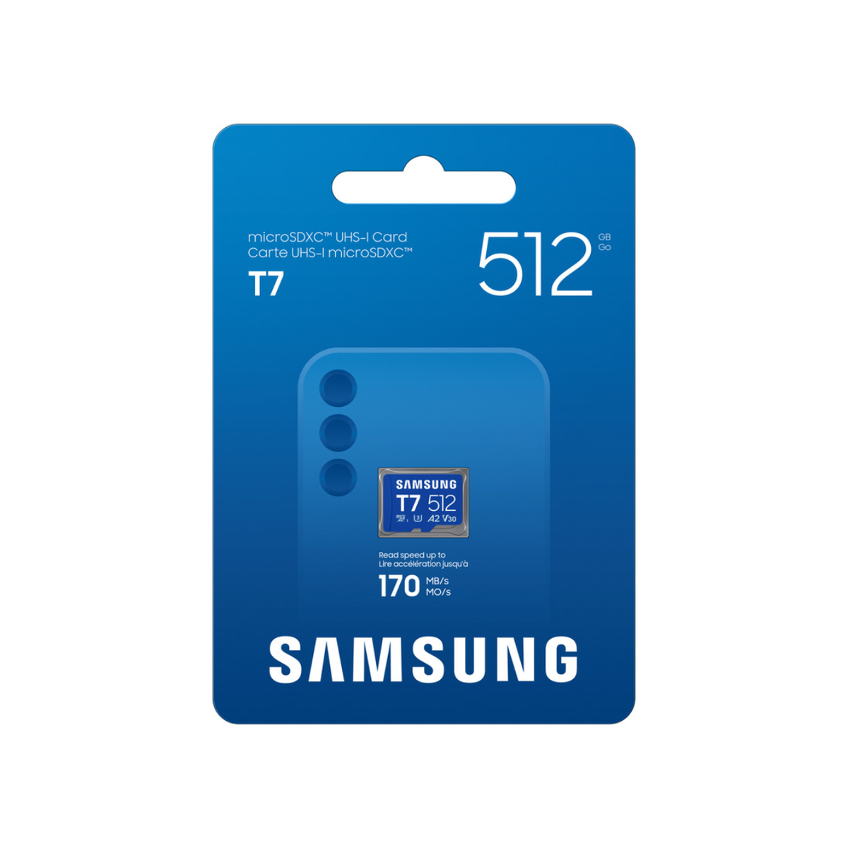 Samsung T7 C10 microSD 512 GB memóriakártya