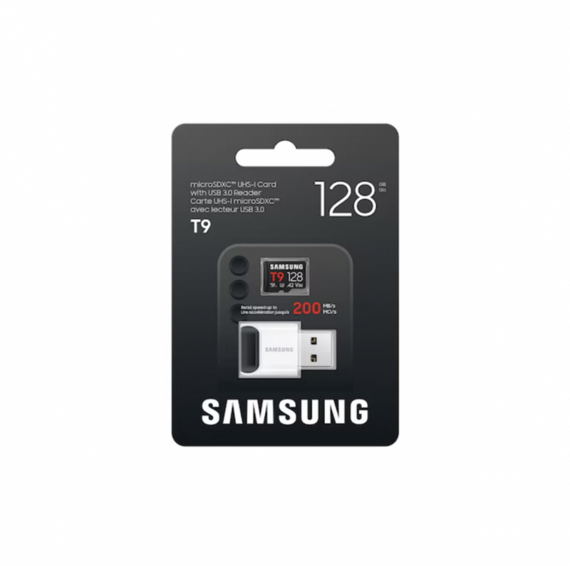 Samsung T9 C10 microSD memóriakártya kártyaolvasóval
