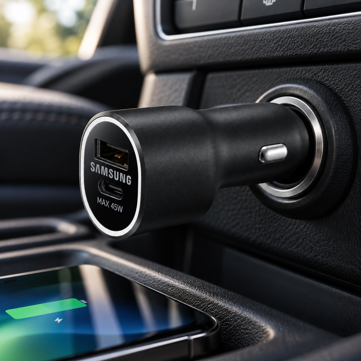 Samsung autós töltő USB A (15W) USB C (25W)