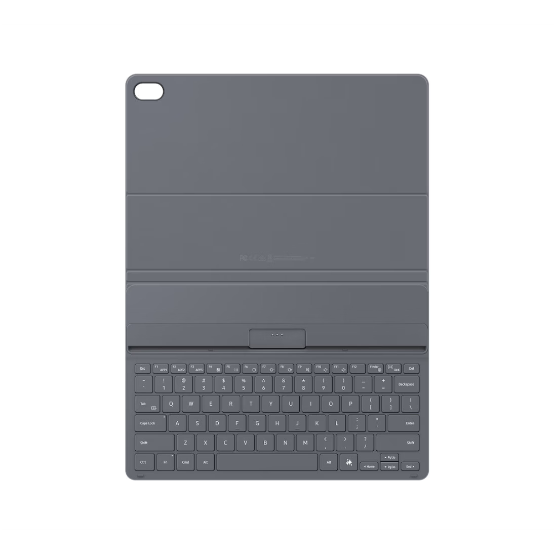 Samsung Galaxy Tab S12+ Book Cover fekete billenytűzetes tok