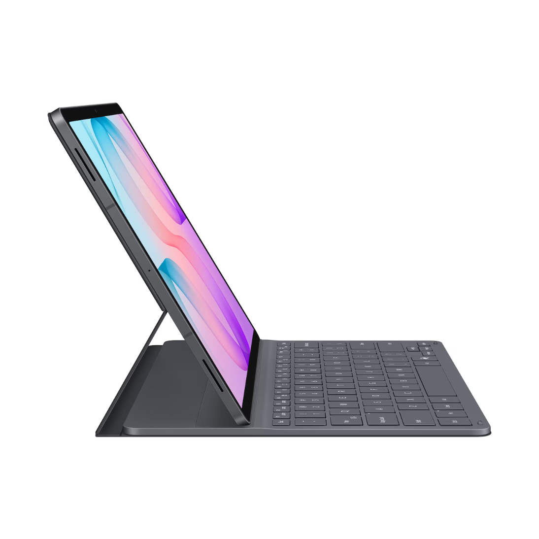 Samsung Galaxy Tab S12+ Book Cover fekete billenytűzetes tok