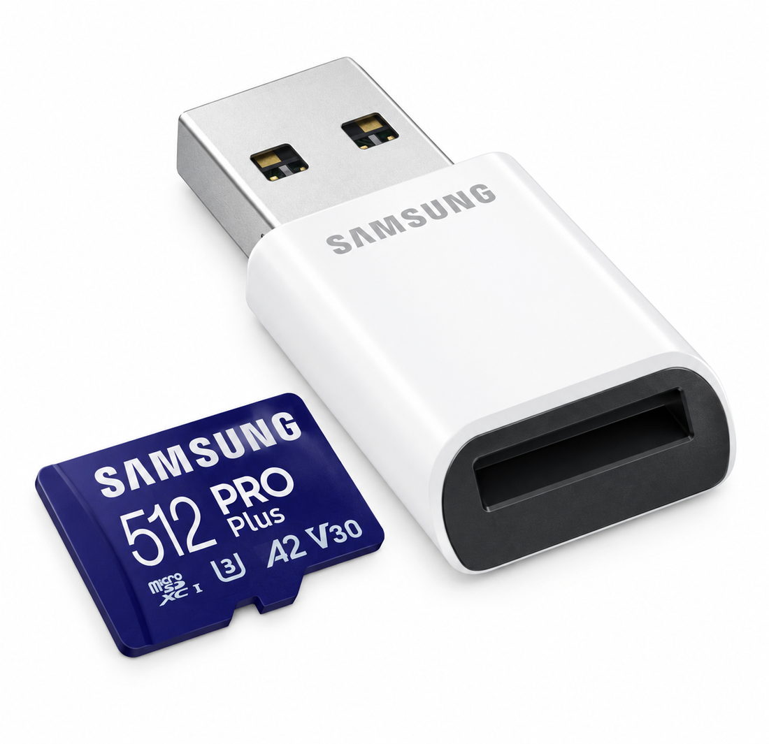 Samsung Pro Plus microSD kártya+kártyaolvasó