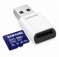 Samsung Pro Plus microSD kártya+kártyaolvasó