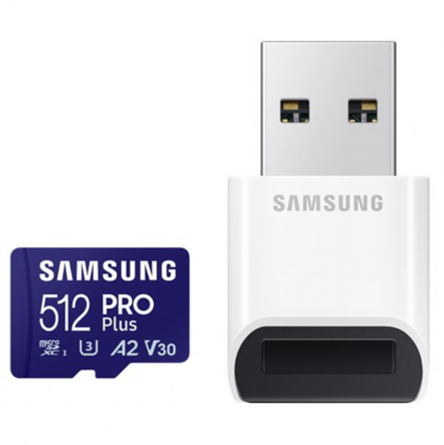 Samsung Pro Plus microSD kártya+kártyaolvasó