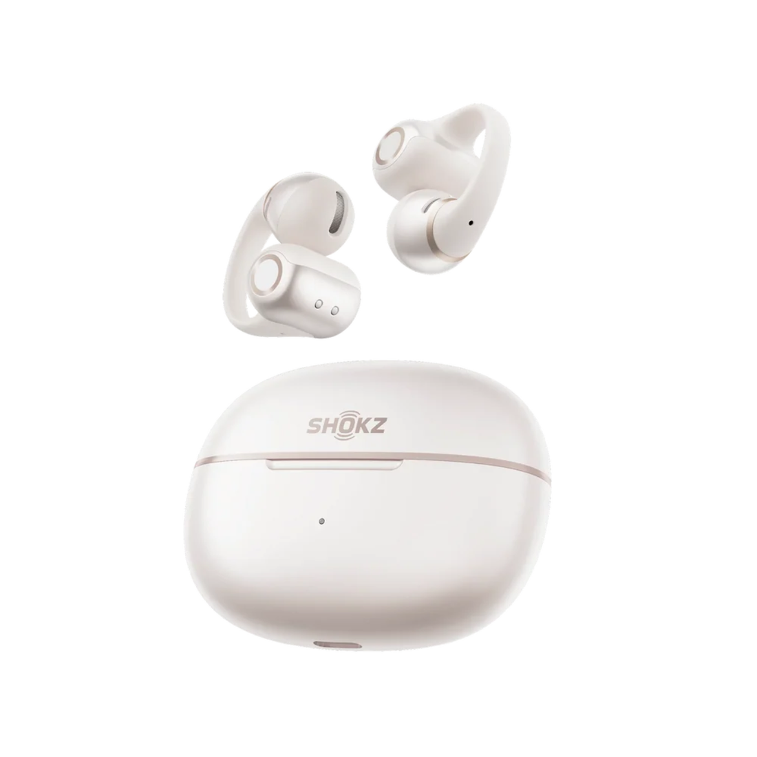 Shokz OpenDots 2 fehér bluetooth TWS vezeték nélküli fülhallgató