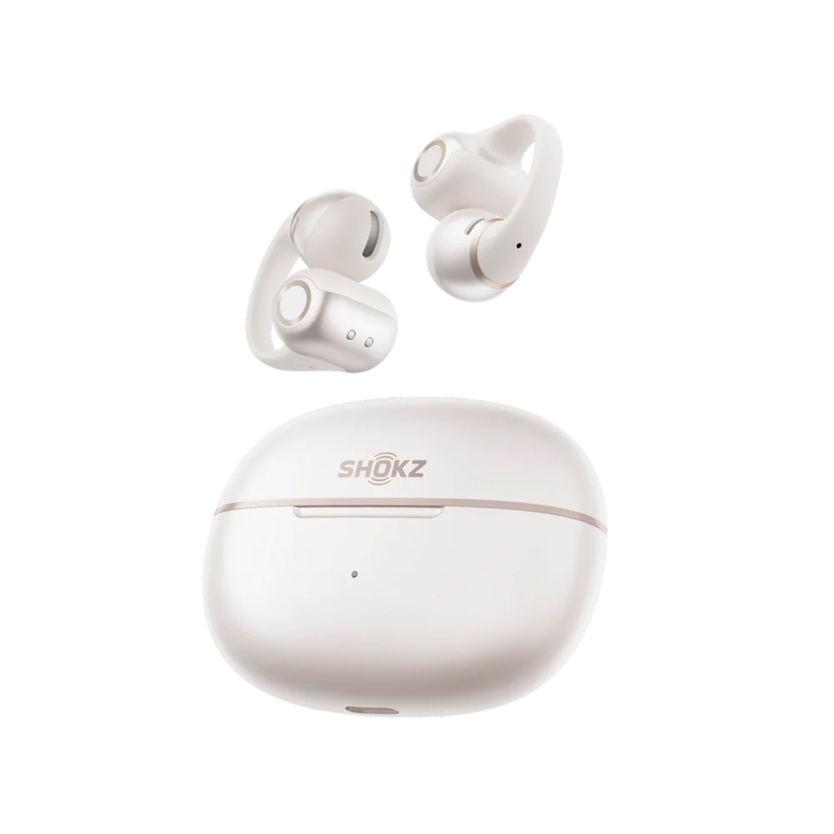 Shokz OpenDots 2 fehér bluetooth TWS vezeték nélküli fülhallgató