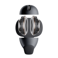 Shokz OpenDots Air fekete bluetooth TWS vezeték nélküli fülhallgató