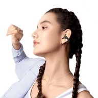 Shokz OpenDots Air fekete bluetooth TWS vezeték nélküli fülhallgató