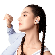 Shokz OpenDots Air lila bluetooth TWS vezeték nélküli fülhallgató