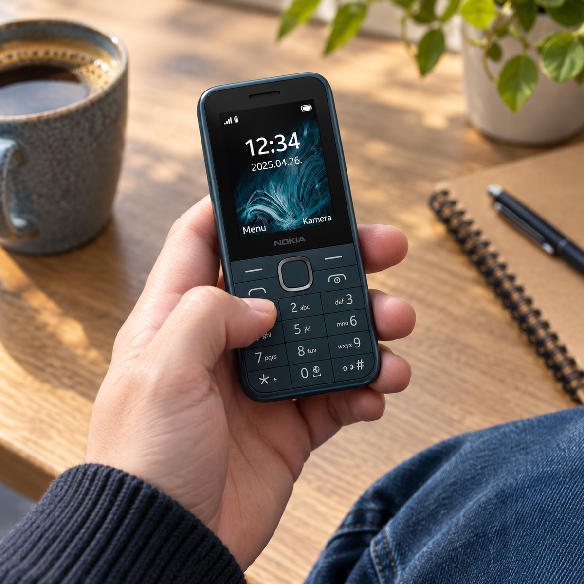 Nokia 225 4G DS kártyafüggetlen mobiltelefon sötét