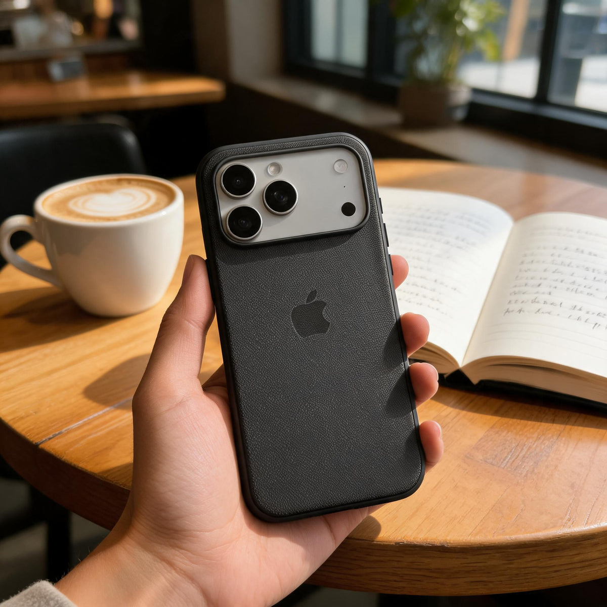 Apple iPhone 17 Pro Max TechWoven fekete szövettok