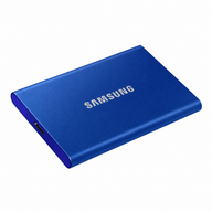 Samsung T7 hordozható SSD, kék, 1TB, USB 3.2