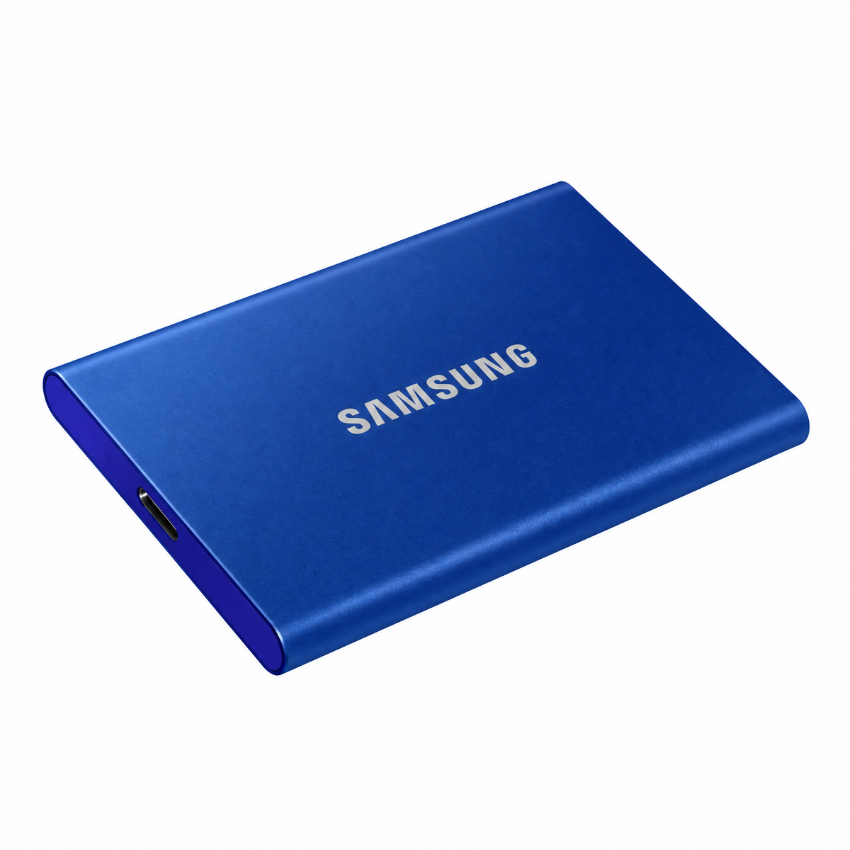 Samsung T7 hordozható SSD, kék, 1TB, USB 3.2