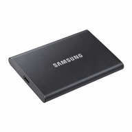Samsung T7 hordozható SSD, szürke, 1TB, USB 3.2