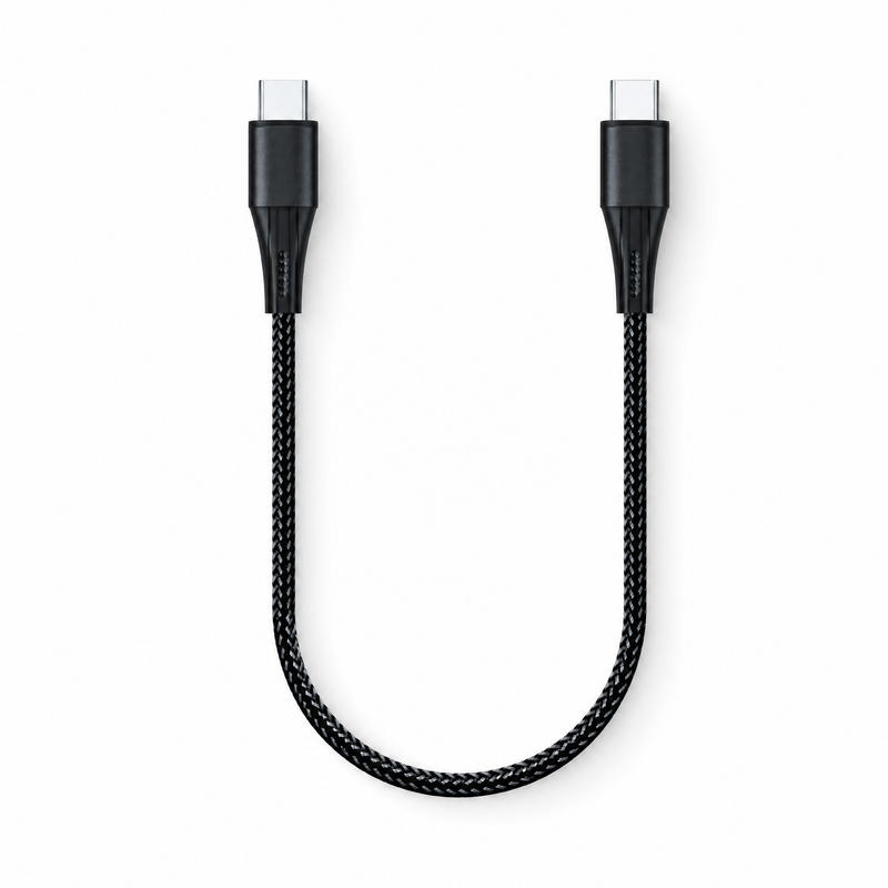 Cellect USB-C és USB-C adat és töltőkábel, 50 cm, Fekete