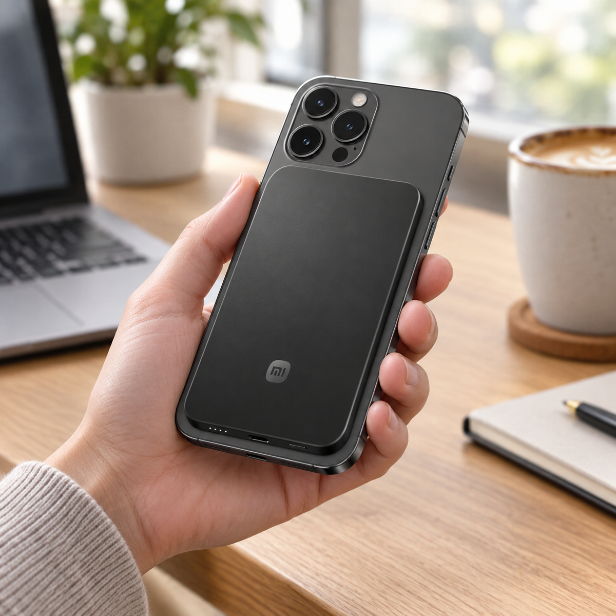 Xiaomi Ultra vékony Mágneses Powerbank 5000 mAh