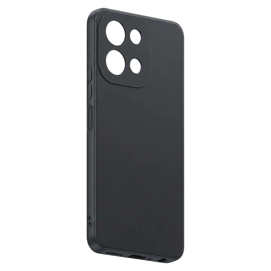 Vivo Y28 4G Frosted Cover fekete tok