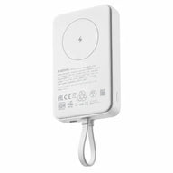 Xiaomi Magnetic fehér Power Bank 10000mAh beépített Usb-C kábel