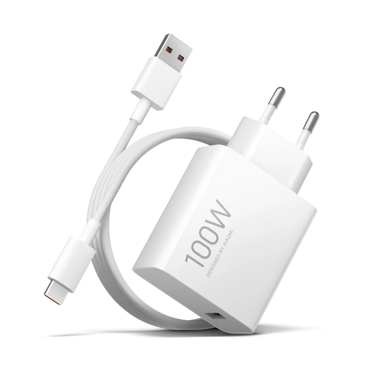 Xiaomi 100W USB-A és C kábellel fehér hálózati gyorstöltő