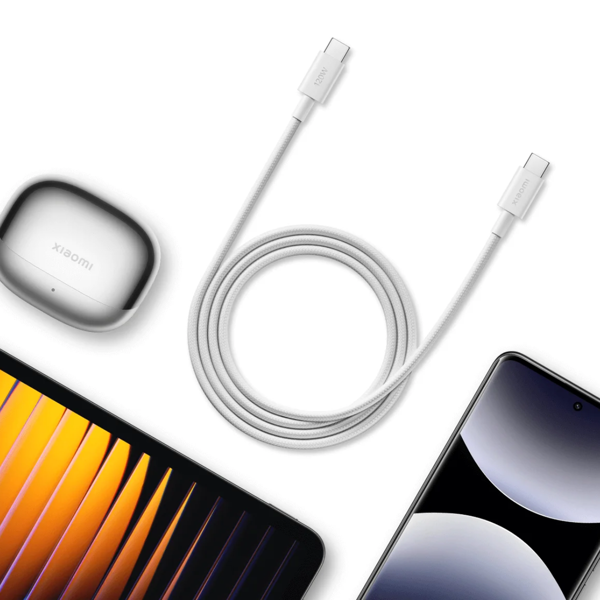 Xiaomi 6A fonott Type-C-Type-C kábel 2m